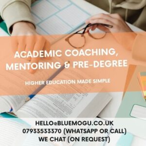 academic coaching, tutoring & mentoring (all levels)